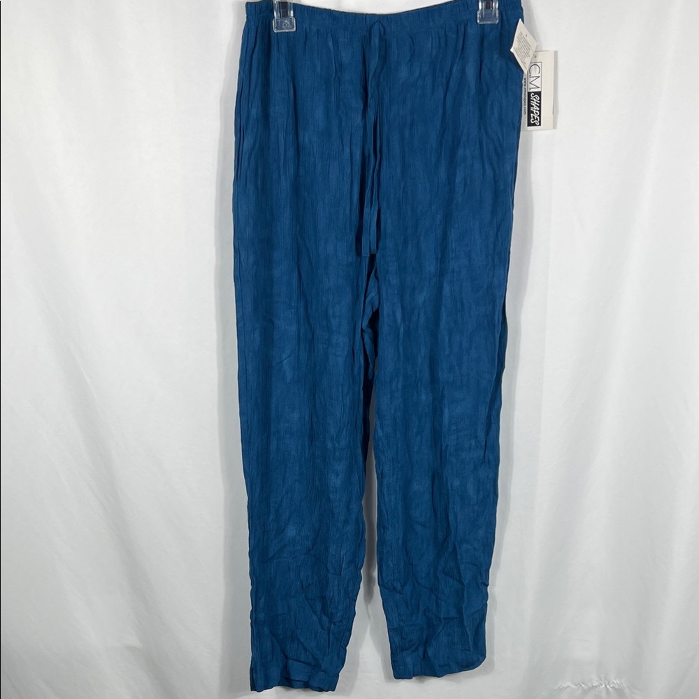 Vintage‎ Y2K CM Shapes Women’s Costal Style Flowy Pants Large New With Tags